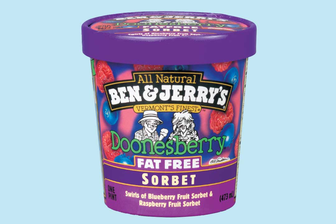 Pint of Fat Free Doonesberry Sorbet